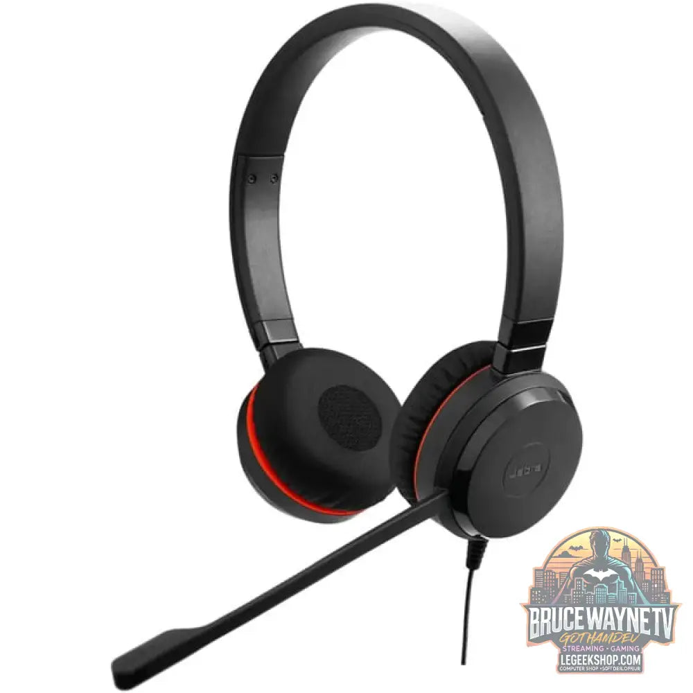 Jabra Evolve 20 SE, Headset noir, Microsoft Teams-Version, USB-C et USB-A, Stereo - Jabra