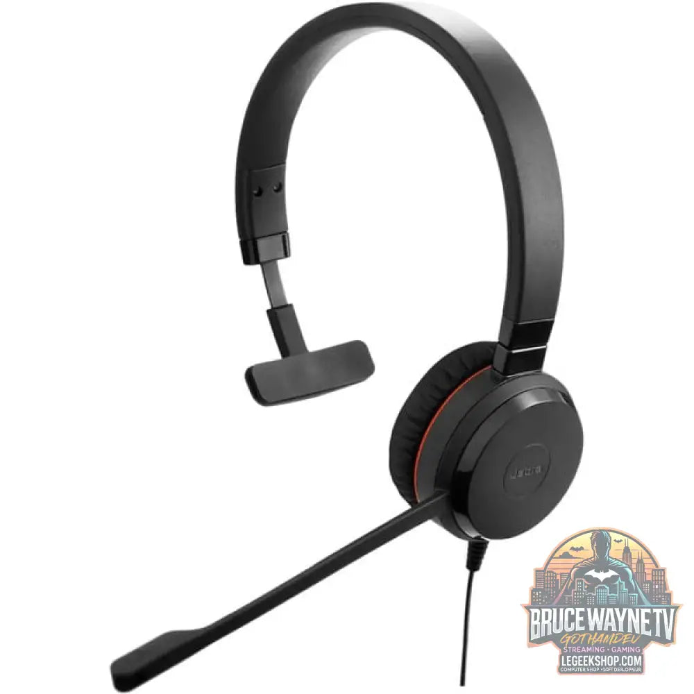 Jabra Evolve 20 SE, Headset noir, UC, USB-C et USB-A, Mono - Jabra