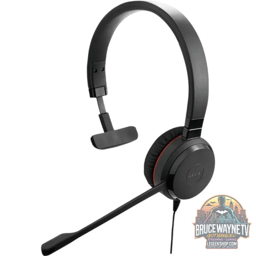 Jabra Evolve 30 II MS Mono, Headset noir - Jabra