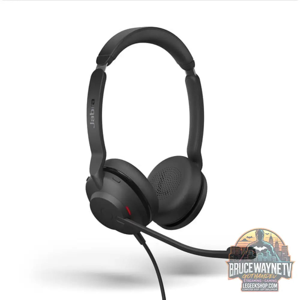 Jabra Evolve2 30 SE, Headset noir, Microsoft Teams-Version, USB-C et USB-A, Stereo - Jabra - vue 5