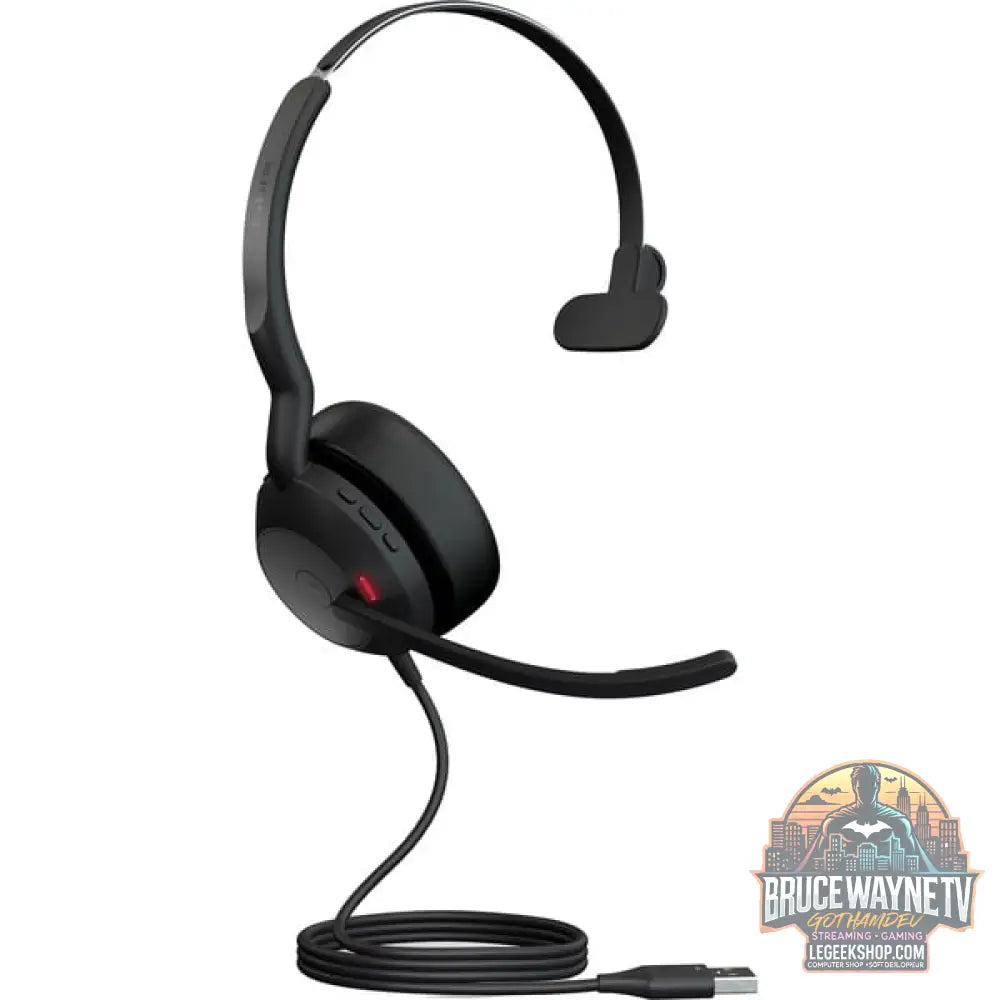 Jabra Evolve2 50, Headset noir, Mono, Microsoft Teams, USB-A - Jabra