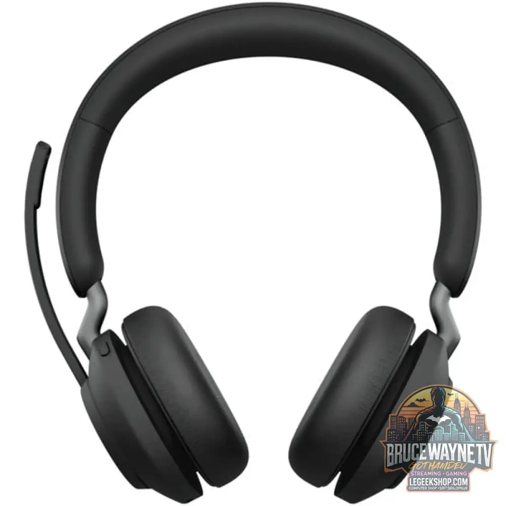 Jabra Evolve2 65, Headset noir, Microsoft Teams, USB-A - Jabra - vue 3