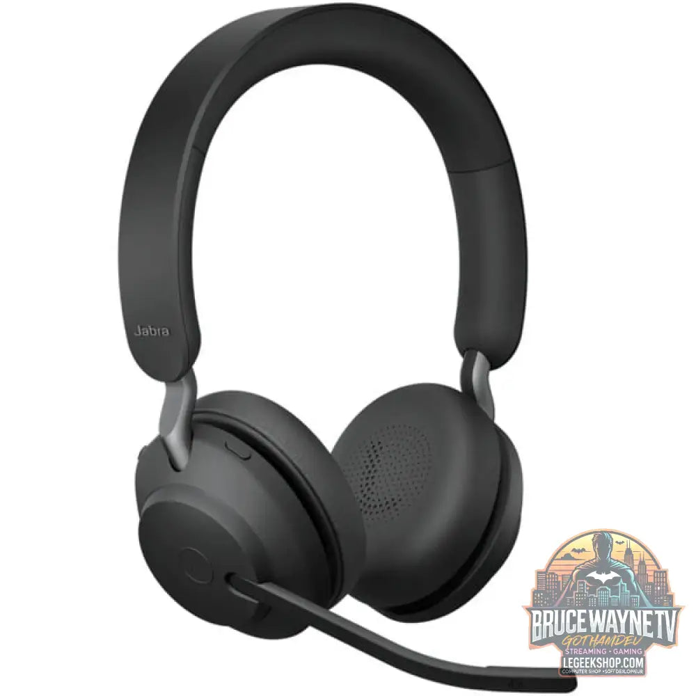 Jabra Evolve2 65, Headset noir, Microsoft Teams, USB-C, station de charge - Jabra