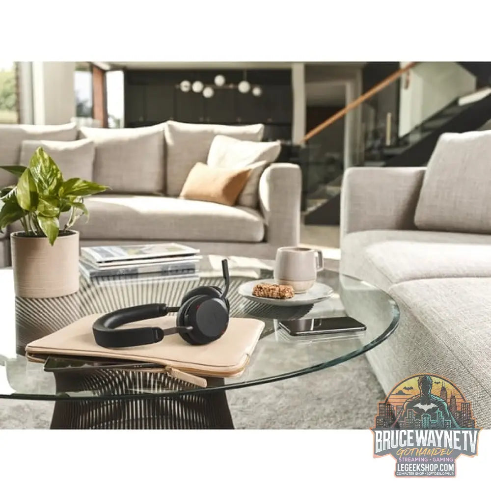 Jabra Evolve2 75, Headset noir, Link380a, MS - Jabra - vue 9