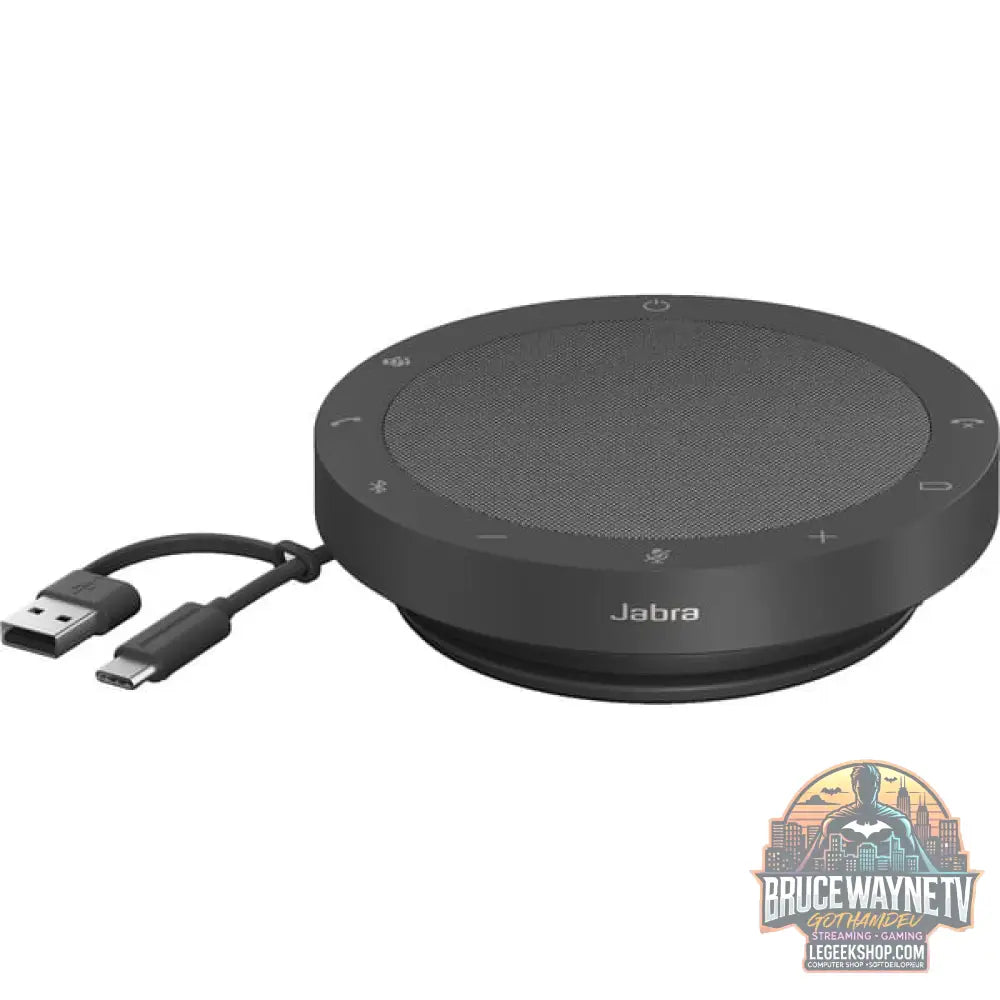 Jabra Speak2 55, Freisprechlösung noir, MS Teams, USB-C, USB-A - Jabra - vue 3