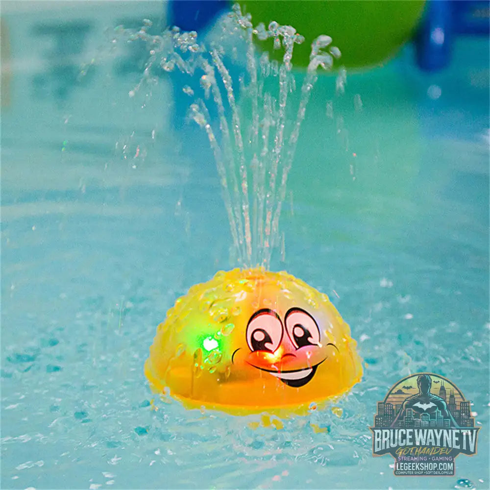 Jouet Bain Enfant Jet Eau Lumières Rotation Piscine Douche - Jouet Bain