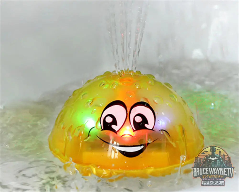 Jouet Bain Enfant Jet Eau Lumières Rotation Piscine Douche - Jouet Bain