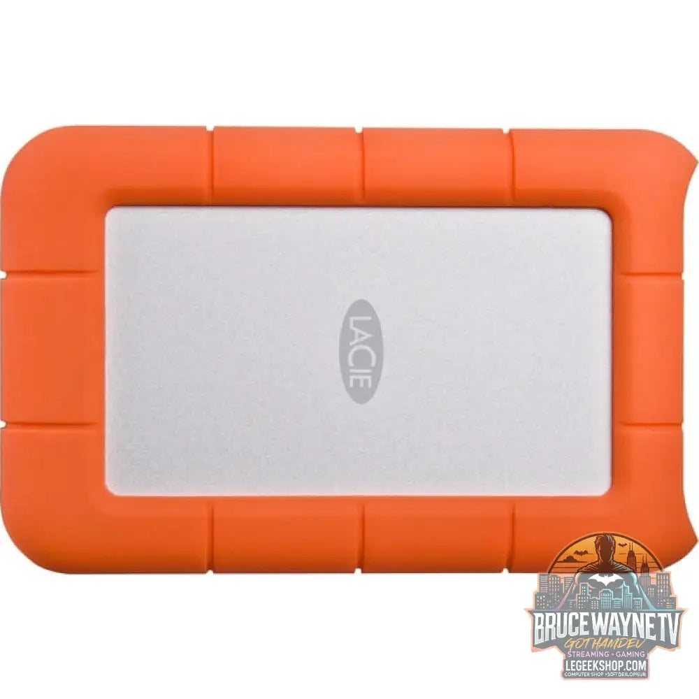 LaCie Rugged Mini 5 TB, Externe Festplatte argent/orange, Micro-USB-B 3.2 Gen 1 (5 Gbit/s) - LaCie - vue 2