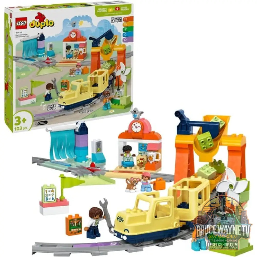 LEGO 10428 DUPLO Town Große interaktive Eisenbahn, jeu de construction - LEGO