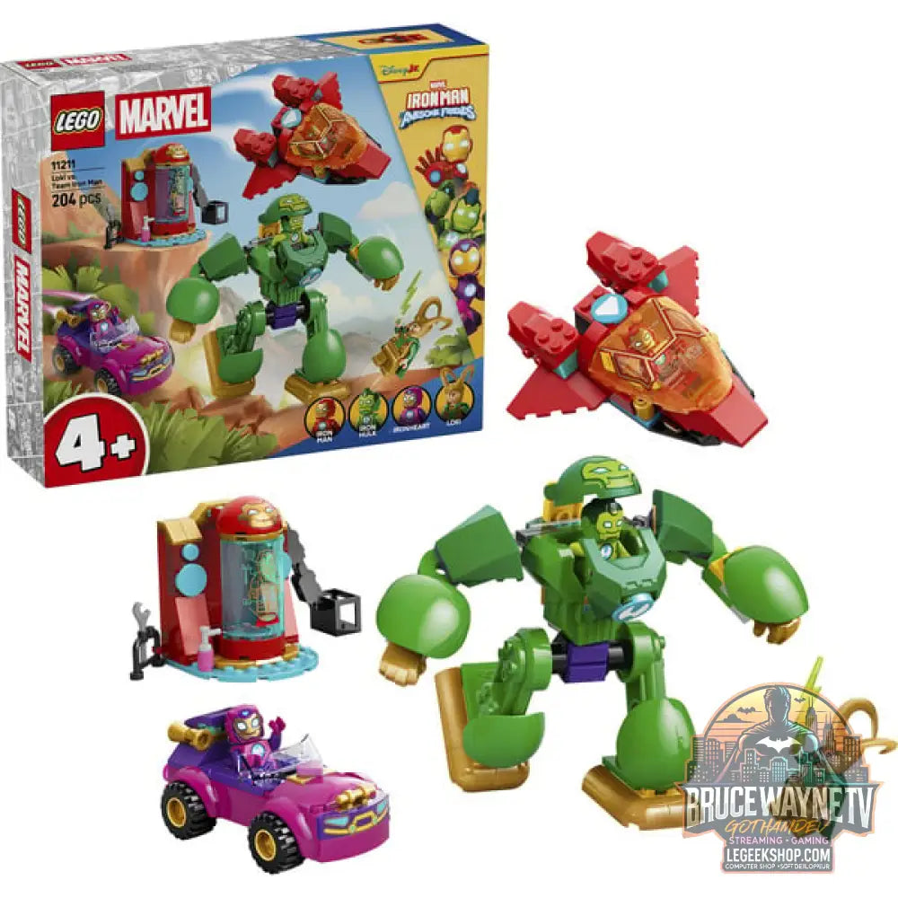 LEGO 11211 Marvel Super Heroes Loki vs. Team Iron Man, jeu de construction - LEGO