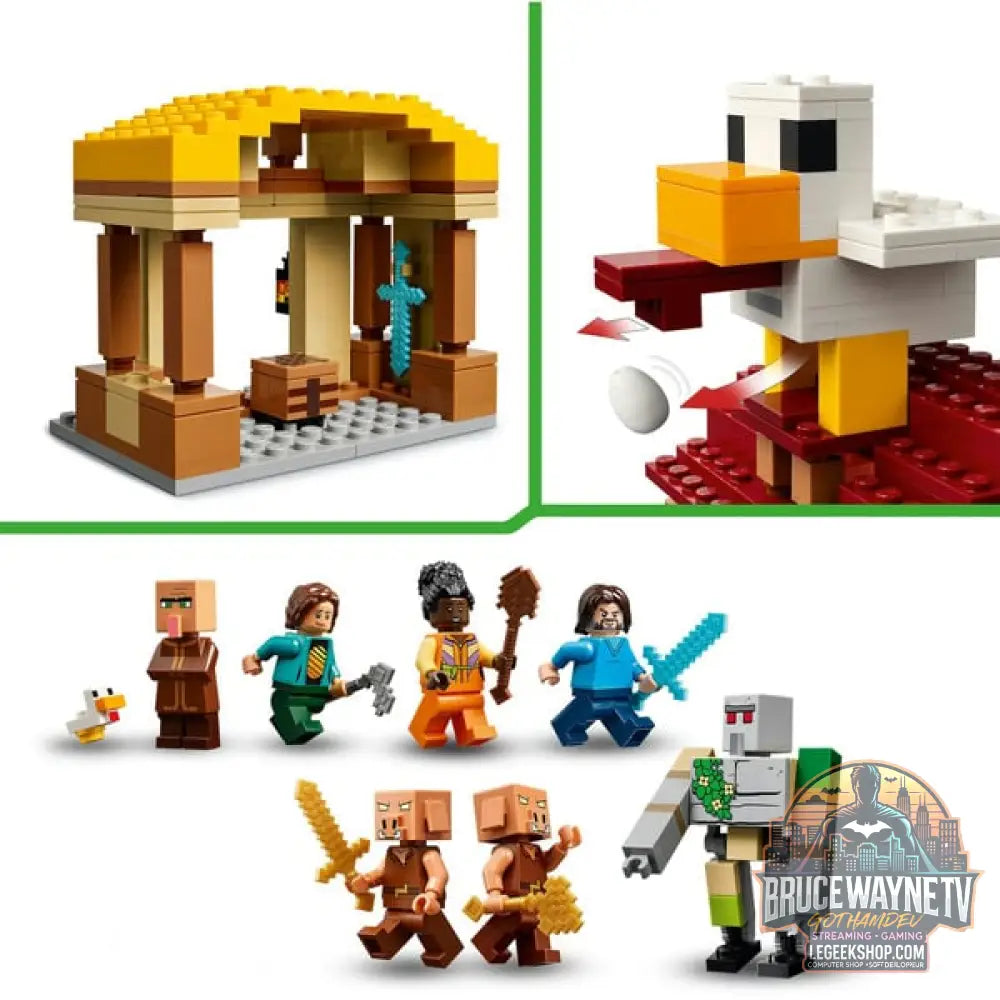 LEGO 21273 Minecraft Angriff des Ghast-Ballons, jeu de construction - LEGO - vue 5