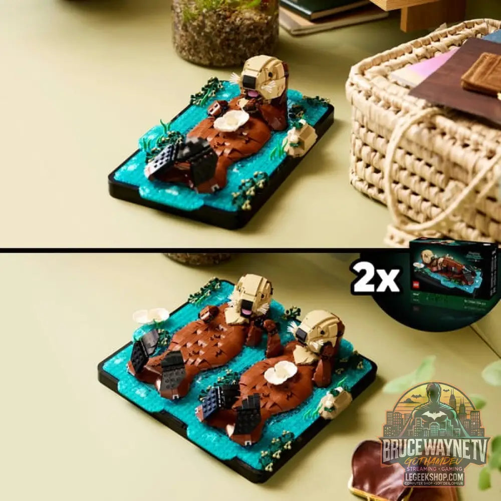 LEGO 21366 Ideas Schwimmende Otter, jeu de construction - LEGO - vue 4