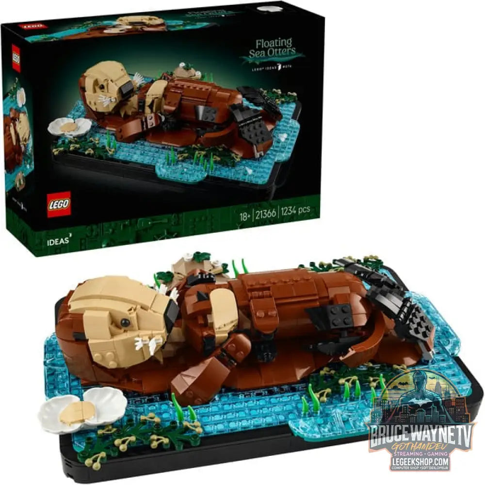 LEGO 21366 Ideas Schwimmende Otter, jeu de construction - LEGO