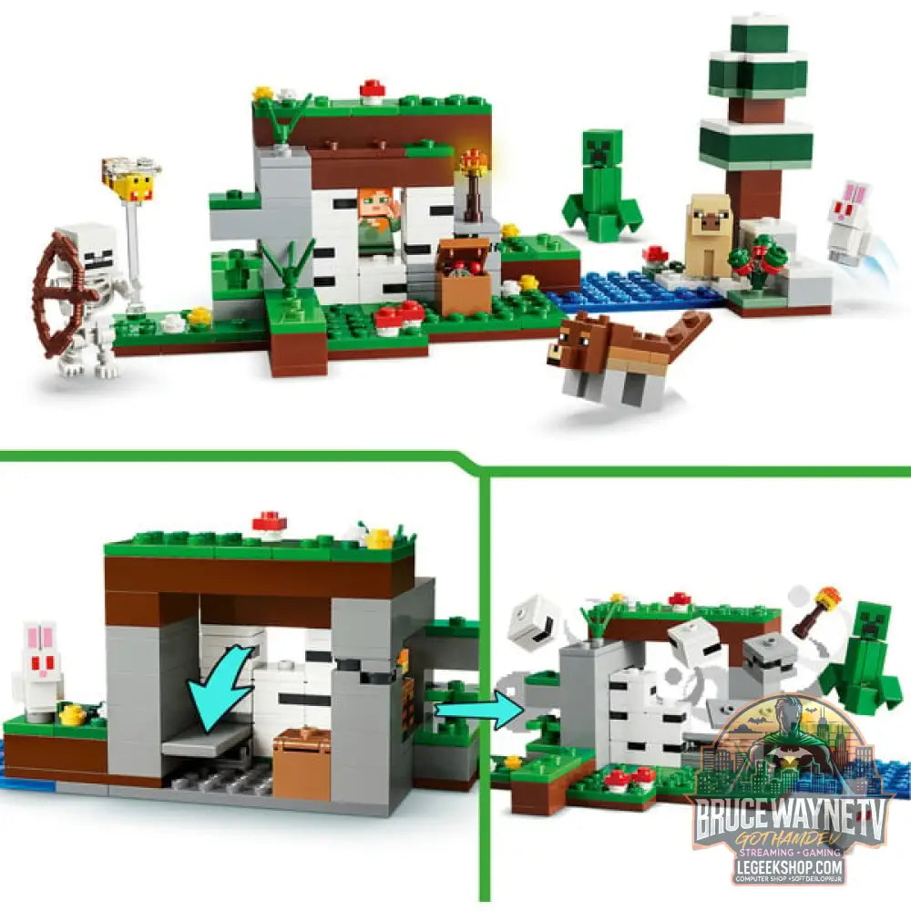 LEGO 21593 Minecraft Erstes Abenteuer in der Nacht, jeu de construction - LEGO - vue 3