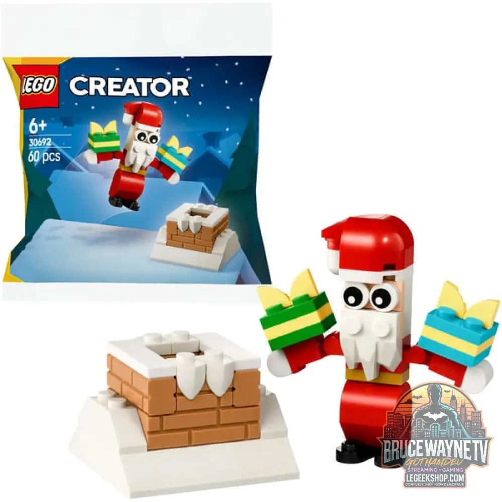 LEGO 30692 Creator Der Weihnachtsmann im Schornstein, jeu de construction Polybag - LEGO