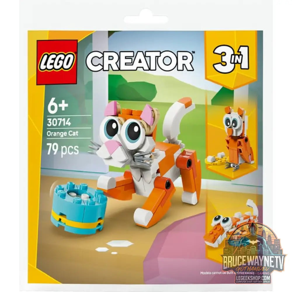 LEGO 30714 Creator 3-in-1 orange Katze, jeu de construction Polybag - LEGO