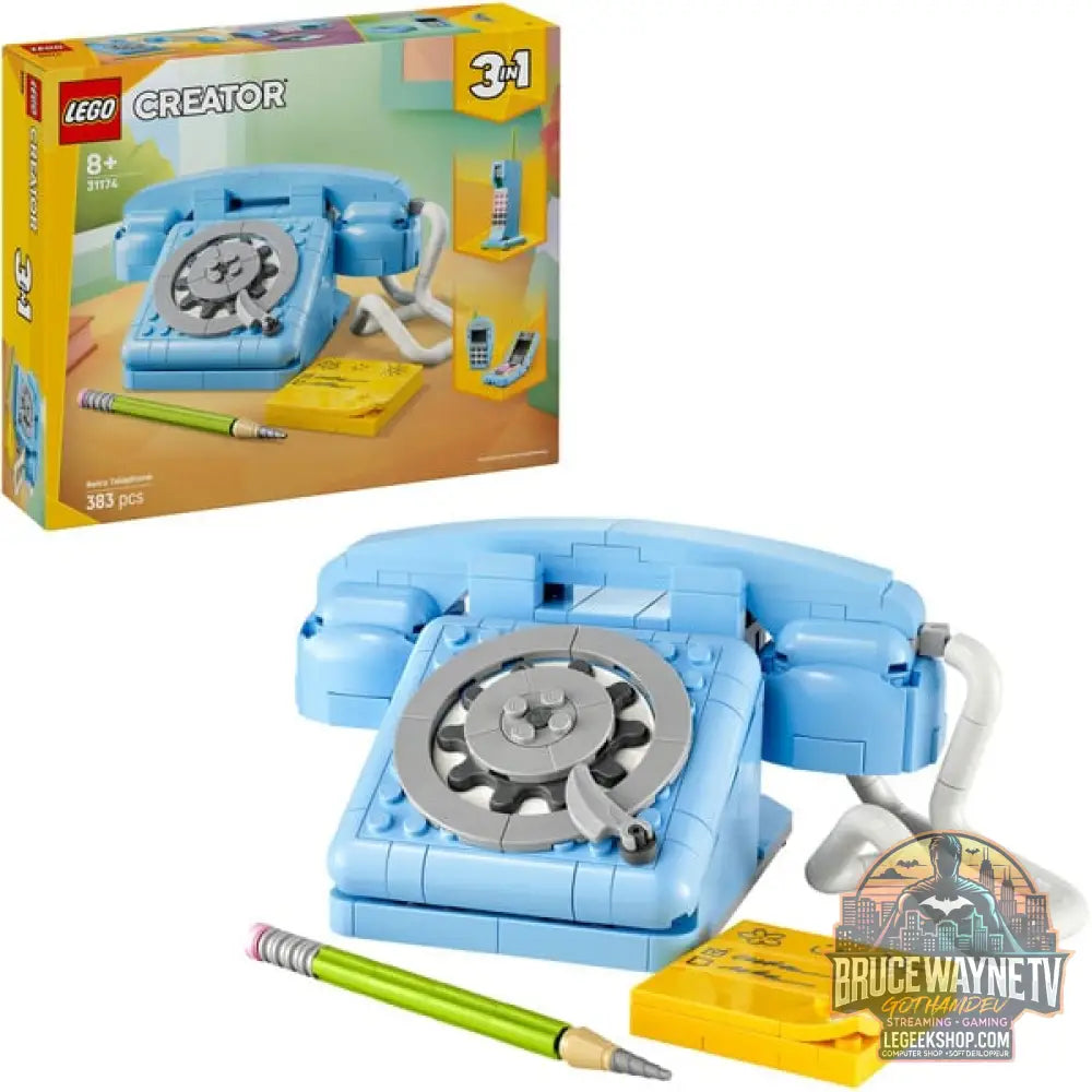 LEGO 31174 Creator 3-in-1 Retro-Telefon, jeu de construction - LEGO