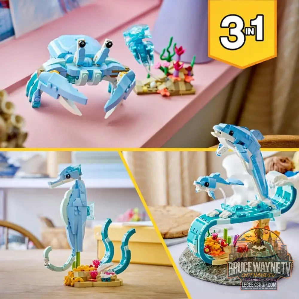 LEGO 31385 Creator 3-in-1 Meerestiere: Wunderschöne Delfine, jeu de construction - LEGO - vue 6