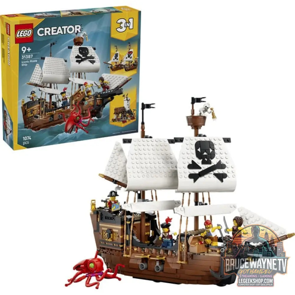 LEGO 31387 Creator 3-in-1 Legendäres Piratenschiff, jeu de construction - LEGO