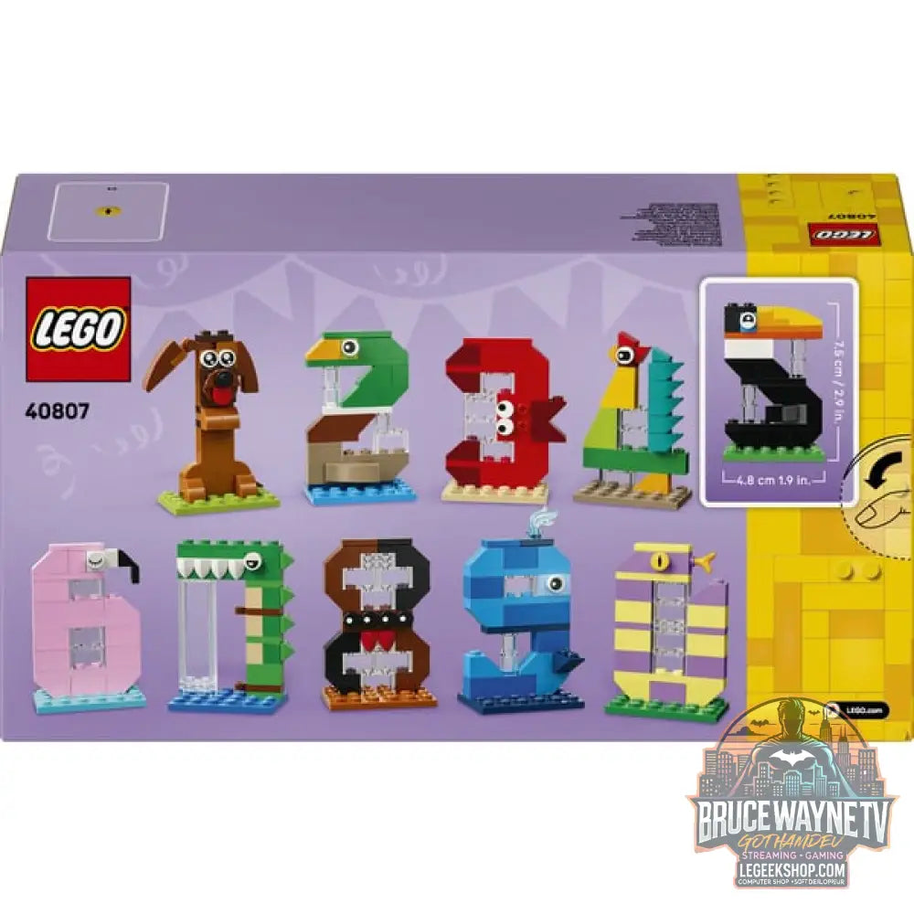 LEGO 40807 Geburtstagszahlen, jeu de construction - LEGO - vue 7