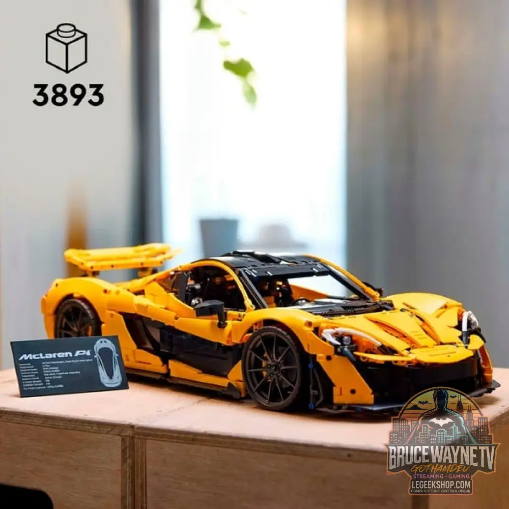 LEGO 42172 Technic McLaren P1, jeu de construction - LEGO - vue 3