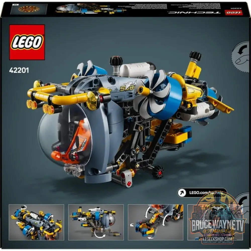 LEGO 42201 Technic Tiefseeforscher U-Boot, jeu de construction - LEGO - vue 7