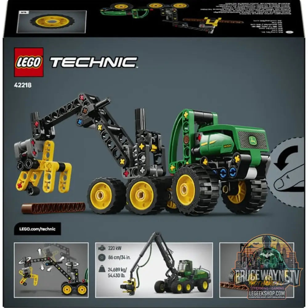 LEGO 42218 Technic John Deere 1470H Rad-Harvester, jeu de construction - LEGO - vue 7