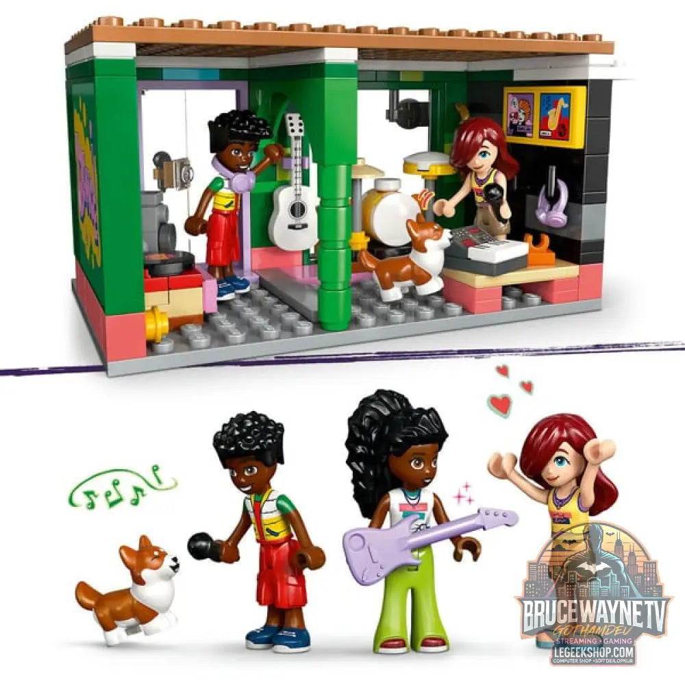 LEGO 42653 Friends Musikladen & Wohnung, jeu de construction - LEGO - vue 5
