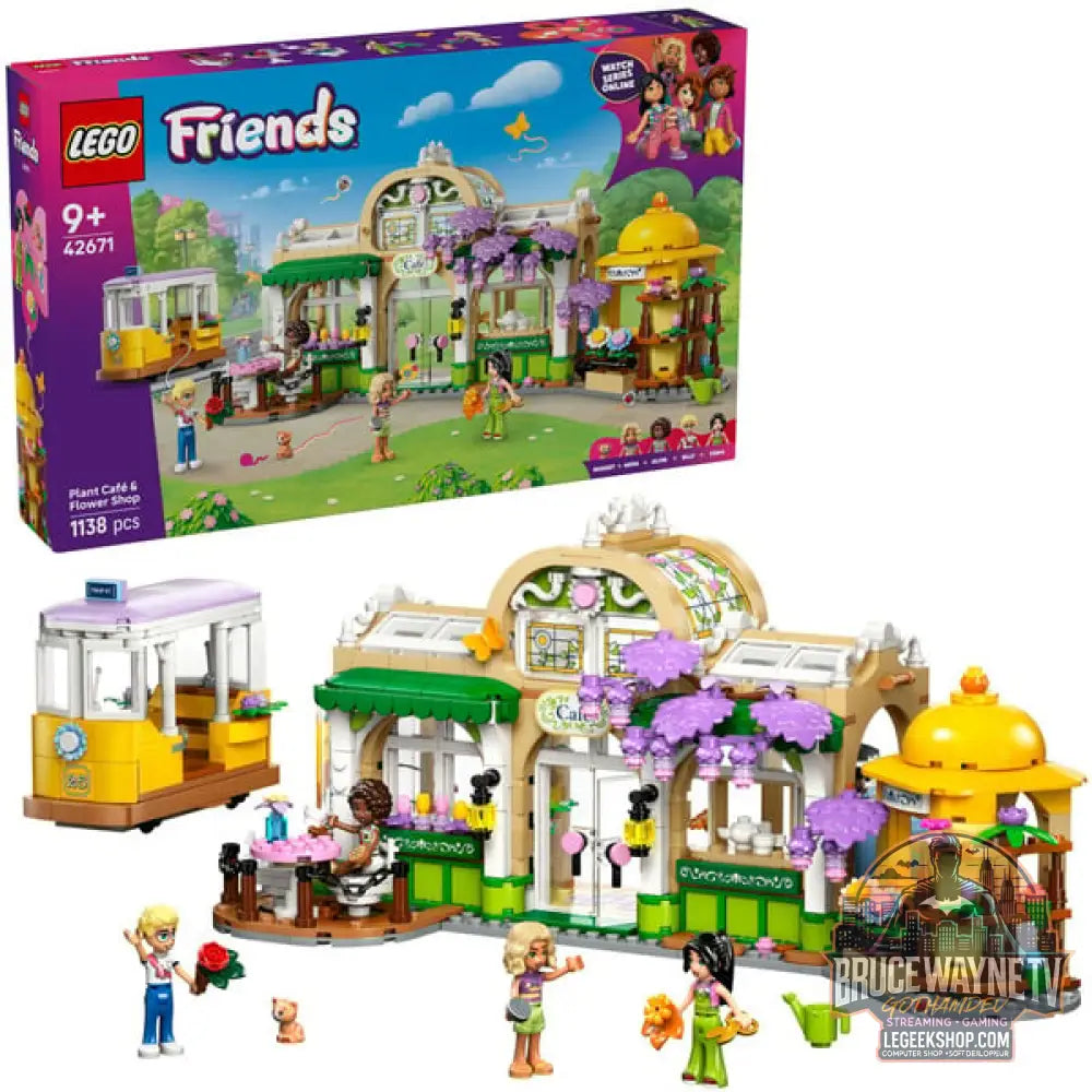 LEGO 42671 Friends Pflanzencafé et Blumenkiosk, jeu de construction - LEGO
