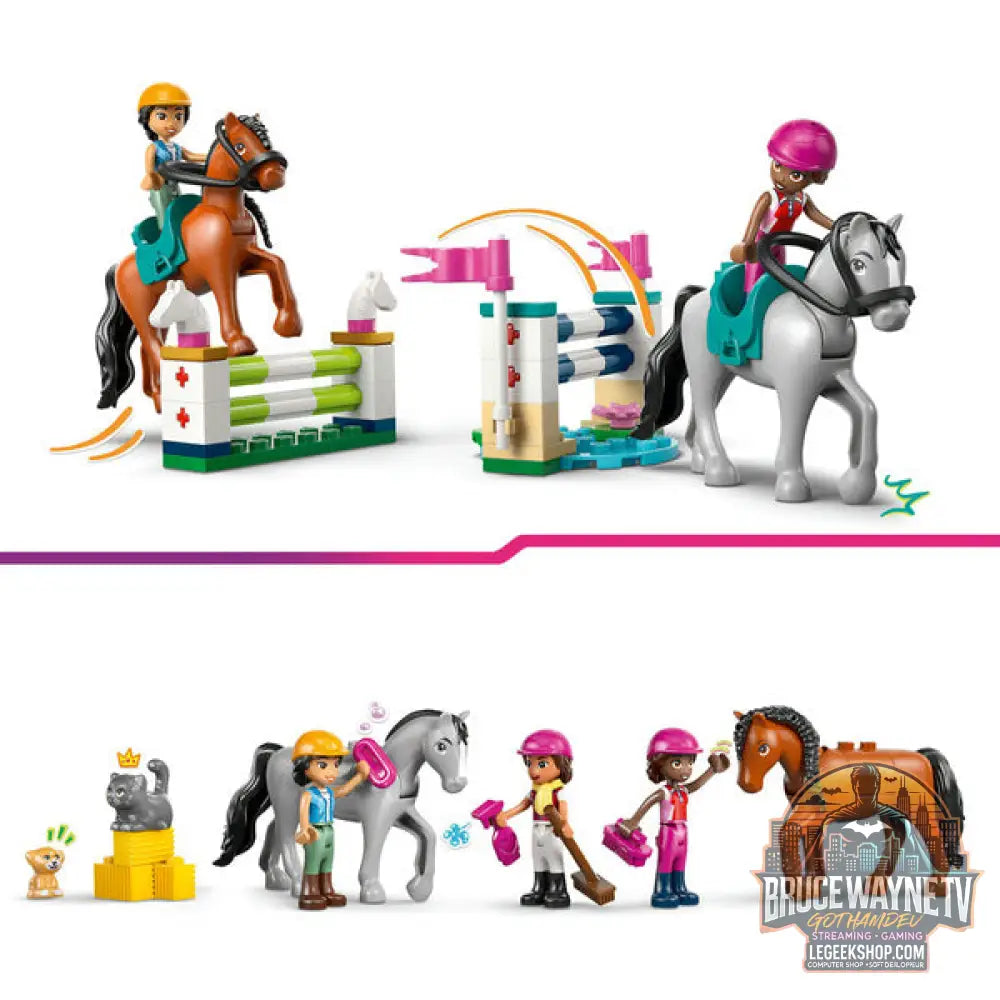 LEGO 42688 Friends Pferdestall et Reitschule, jeu de construction - LEGO - vue 5