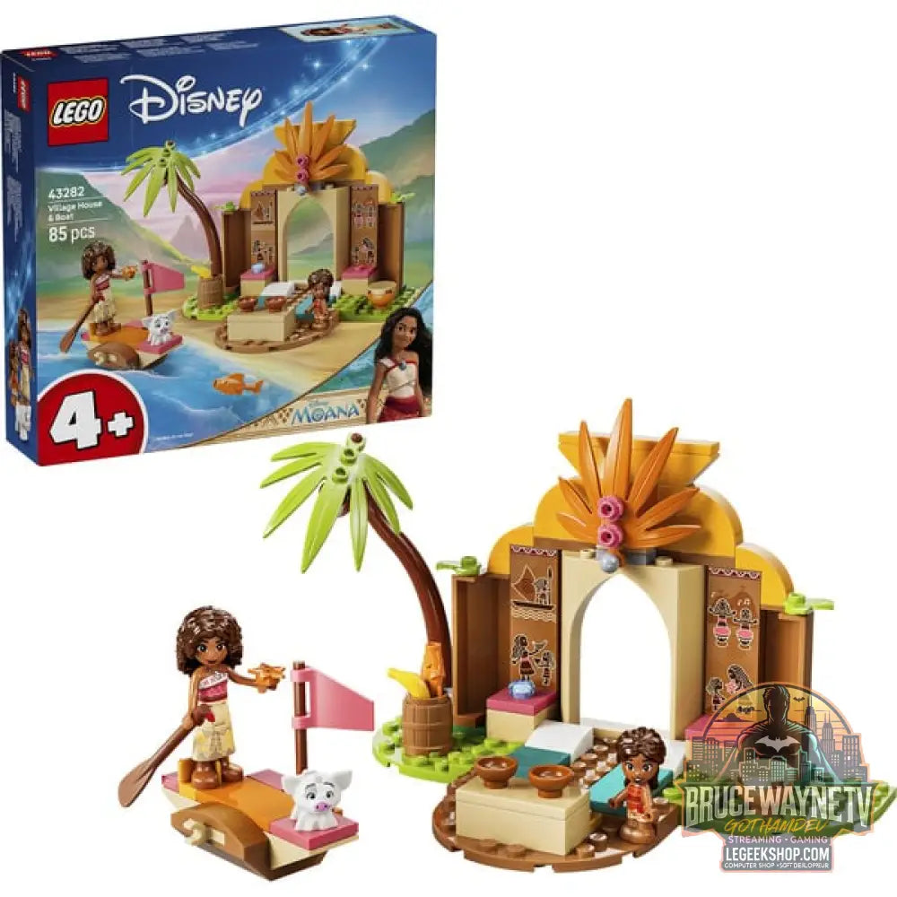 LEGO 43282 Disney Princess Vaianas Hütte et Boot, jeu de construction - LEGO
