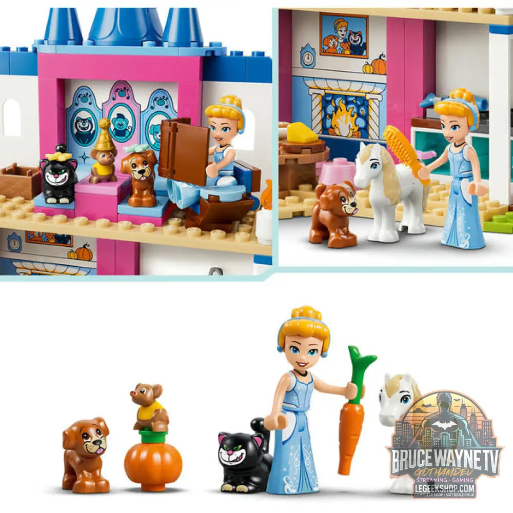 LEGO 43283 Disney Princess Cinderellas Tierpalast, jeu de construction - LEGO - vue 4