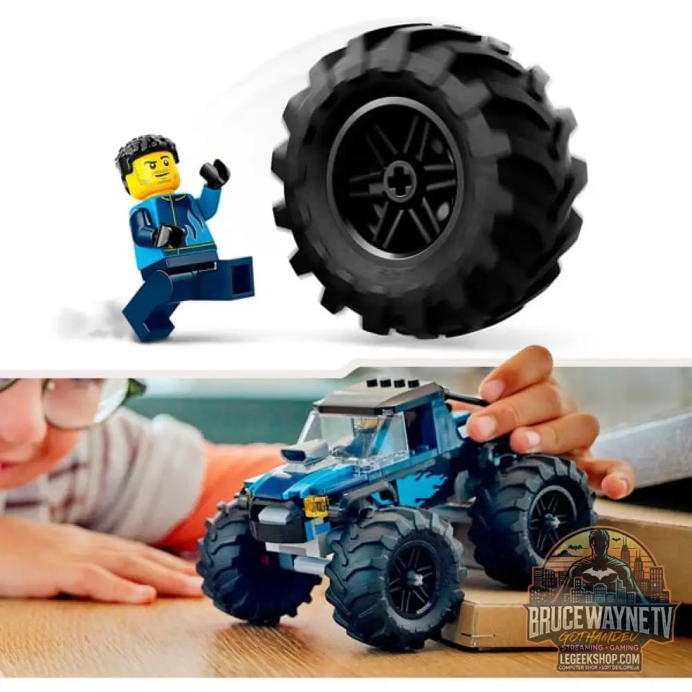 LEGO 60402 City Blauer Monstertruck, jeu de construction - LEGO - vue 4