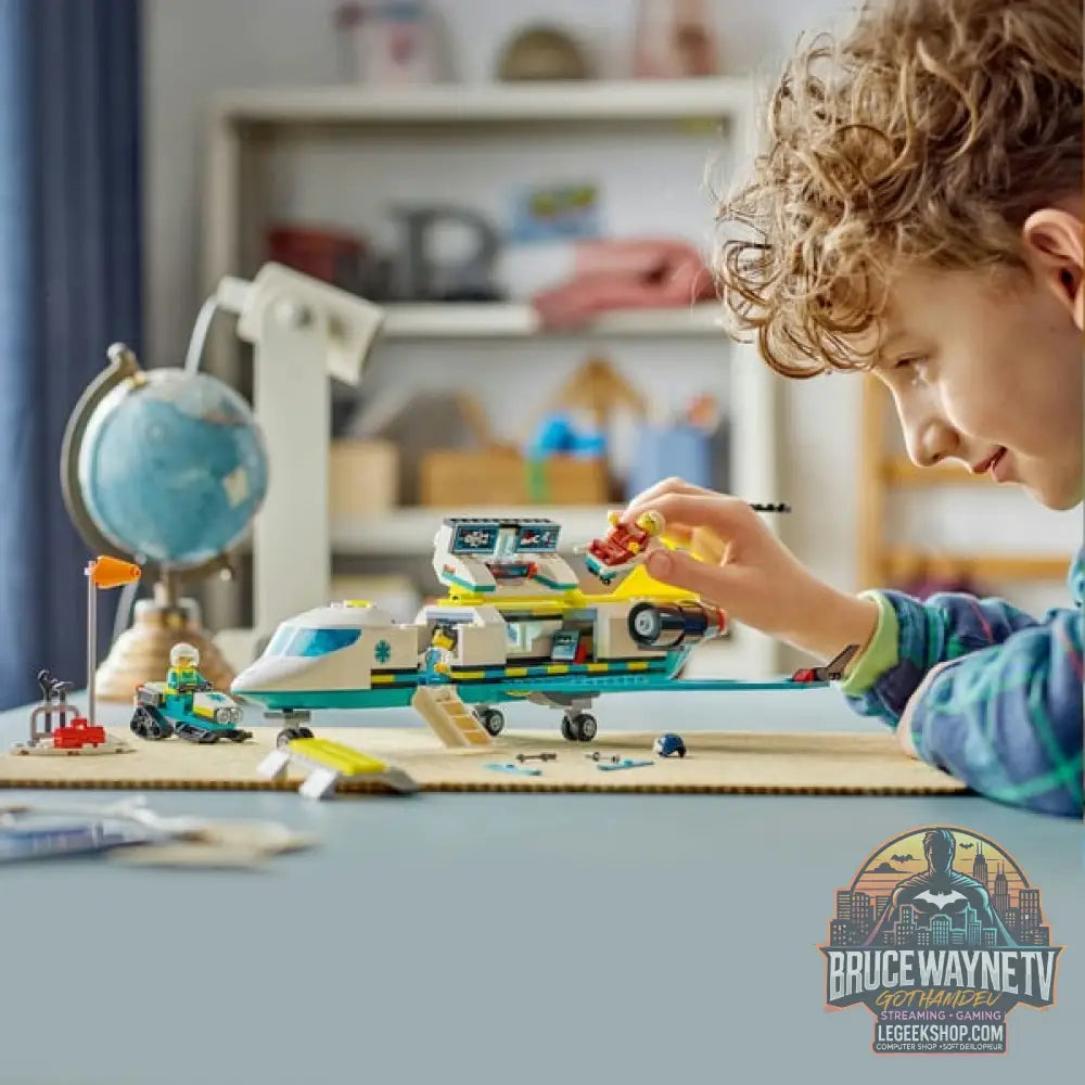 LEGO 60465 City Notfallrettungsflugzeug, jeu de construction - LEGO - vue 2
