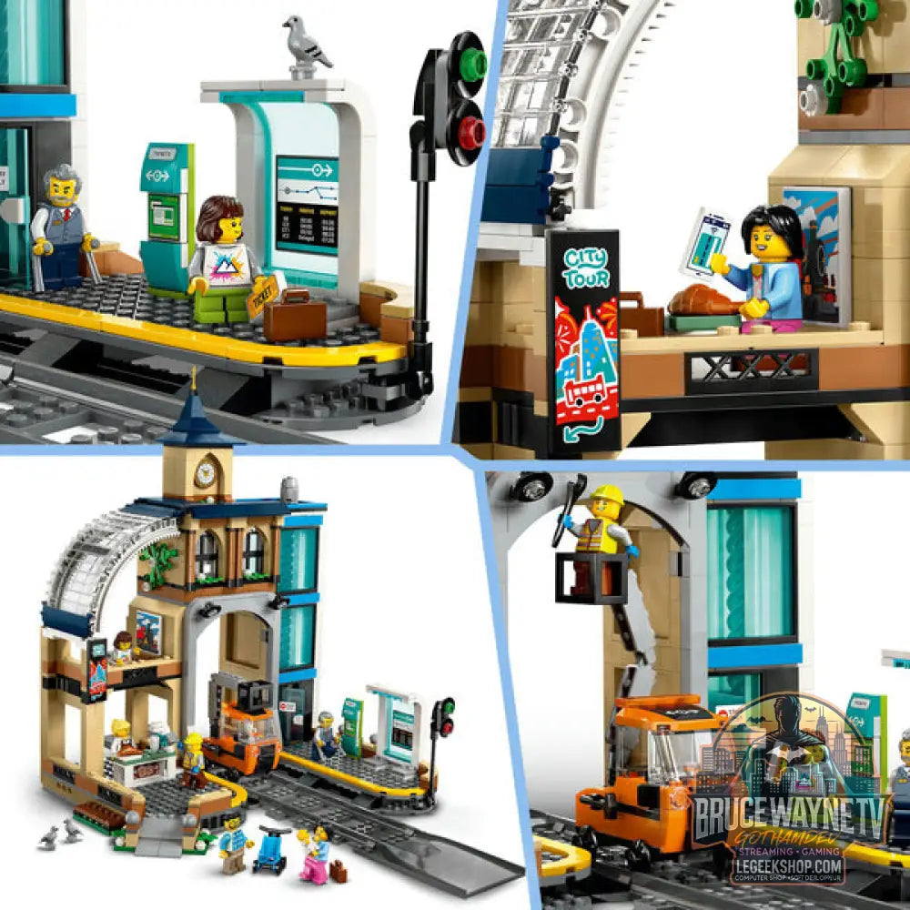 LEGO 60469 City Hauptbahnhof, jeu de construction - LEGO - vue 4