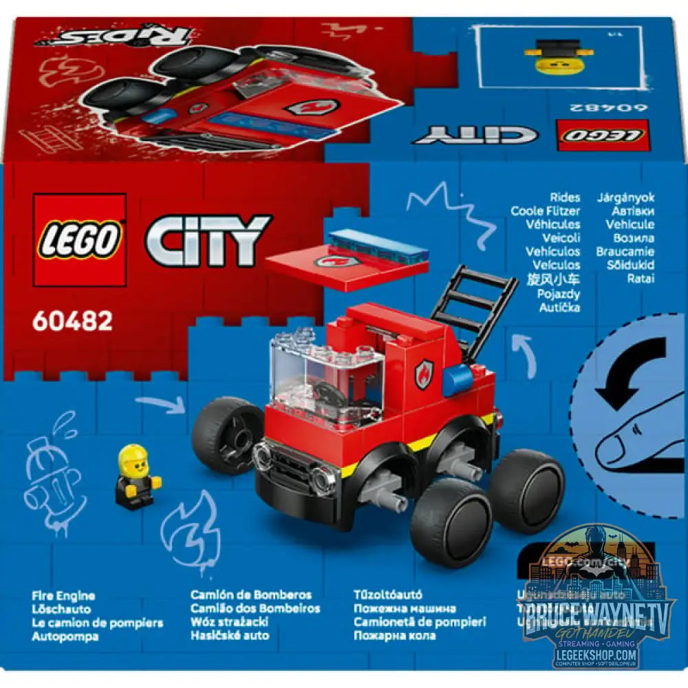 LEGO 60482 City Coole Flitzer - Löschauto, jeu de construction - LEGO - vue 7