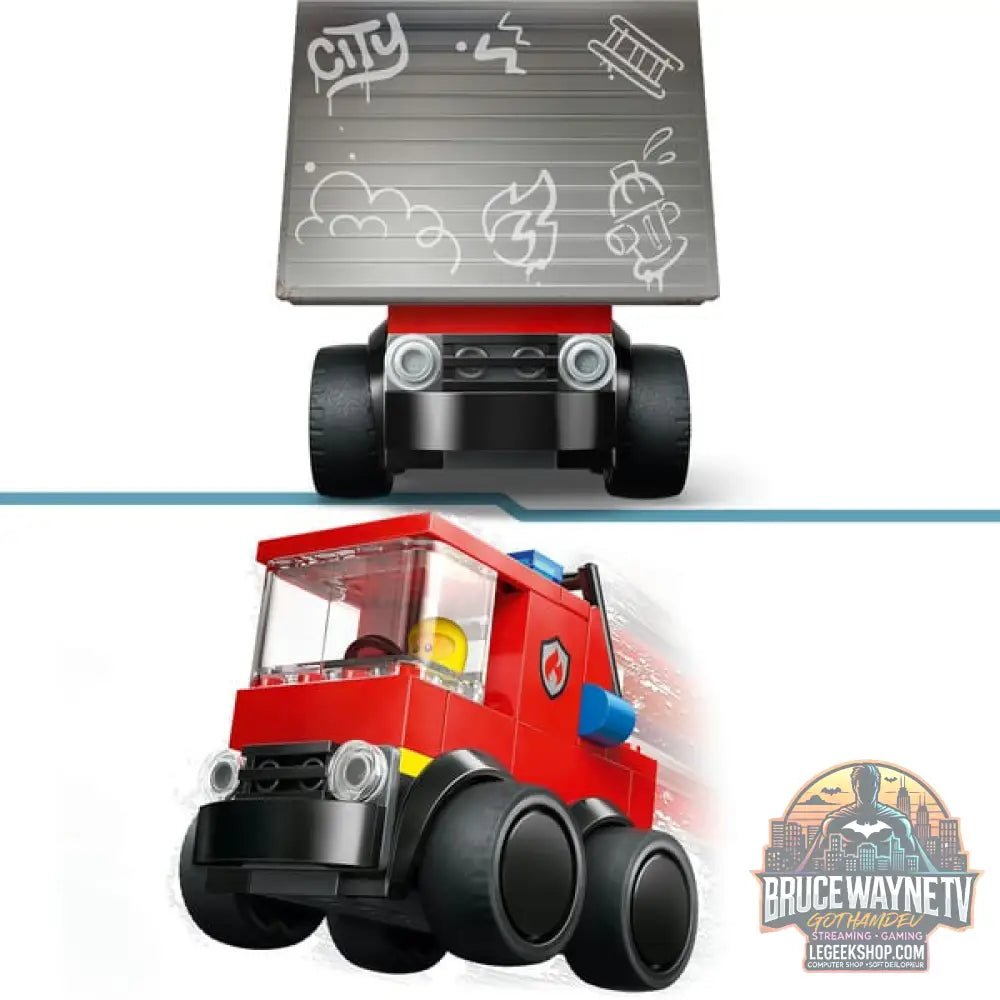 LEGO 60482 City Coole Flitzer - Löschauto, jeu de construction - LEGO - vue 4
