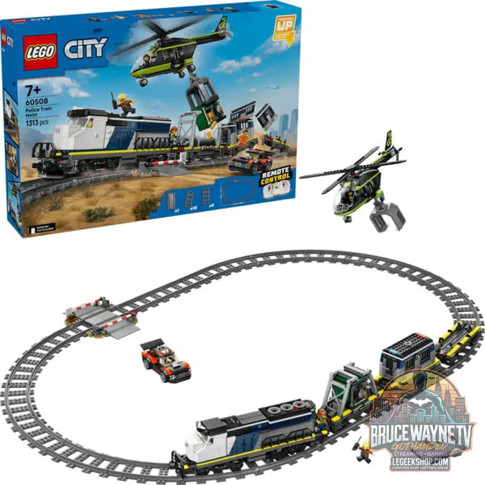 LEGO 60508 City Überfall auf den Polizeizug, jeu de construction - LEGO