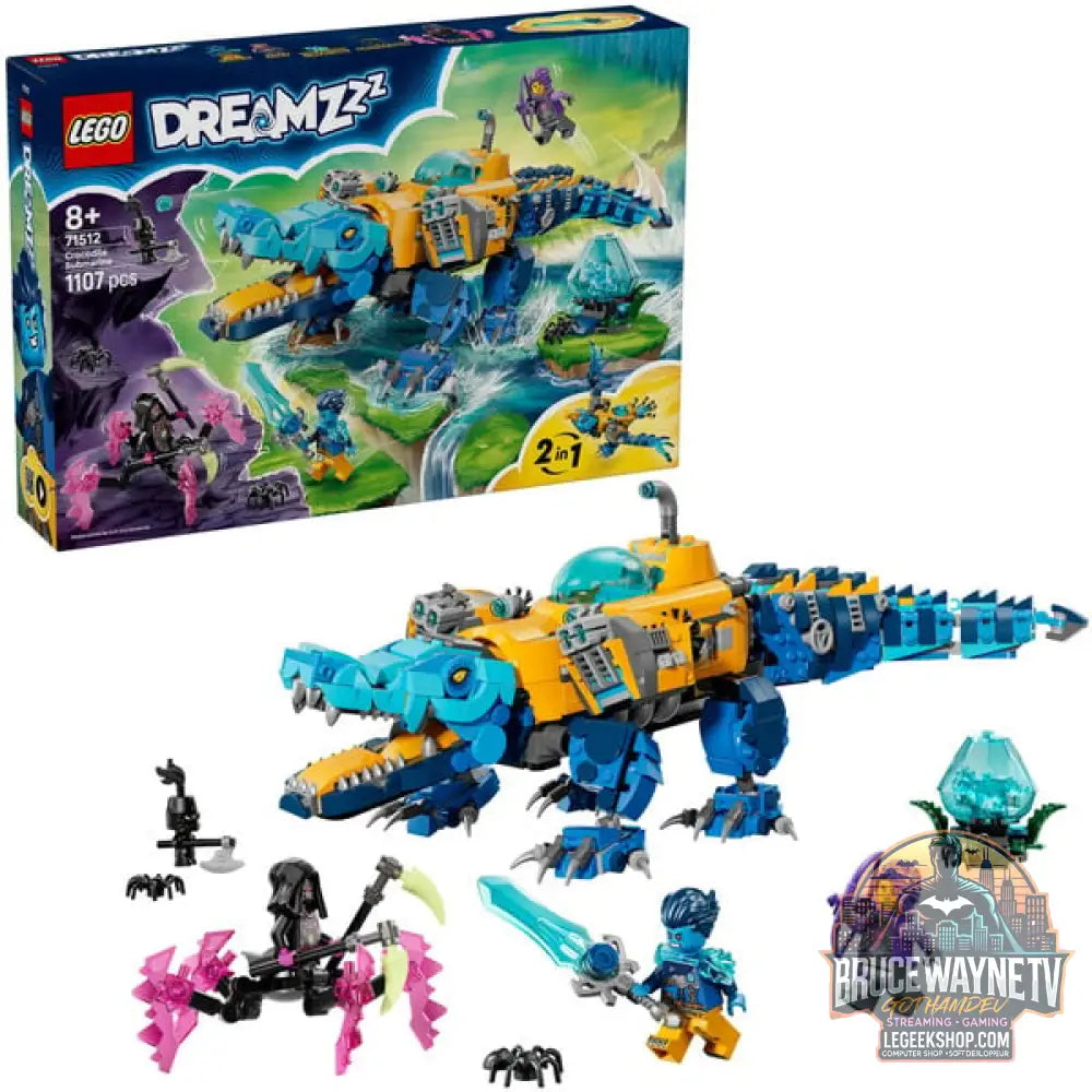 LEGO 71512 DREAMZzz Krokodil-U-Boot, jeu de construction - LEGO