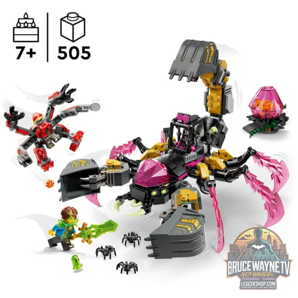 LEGO 71513 DREAMZzz Albtraum-Skorpionbagger, jeu de construction - LEGO - vue 3