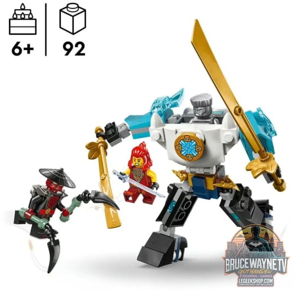 LEGO 71827 Ninjago Zanes Action-Mech, jeu de construction - LEGO - vue 3