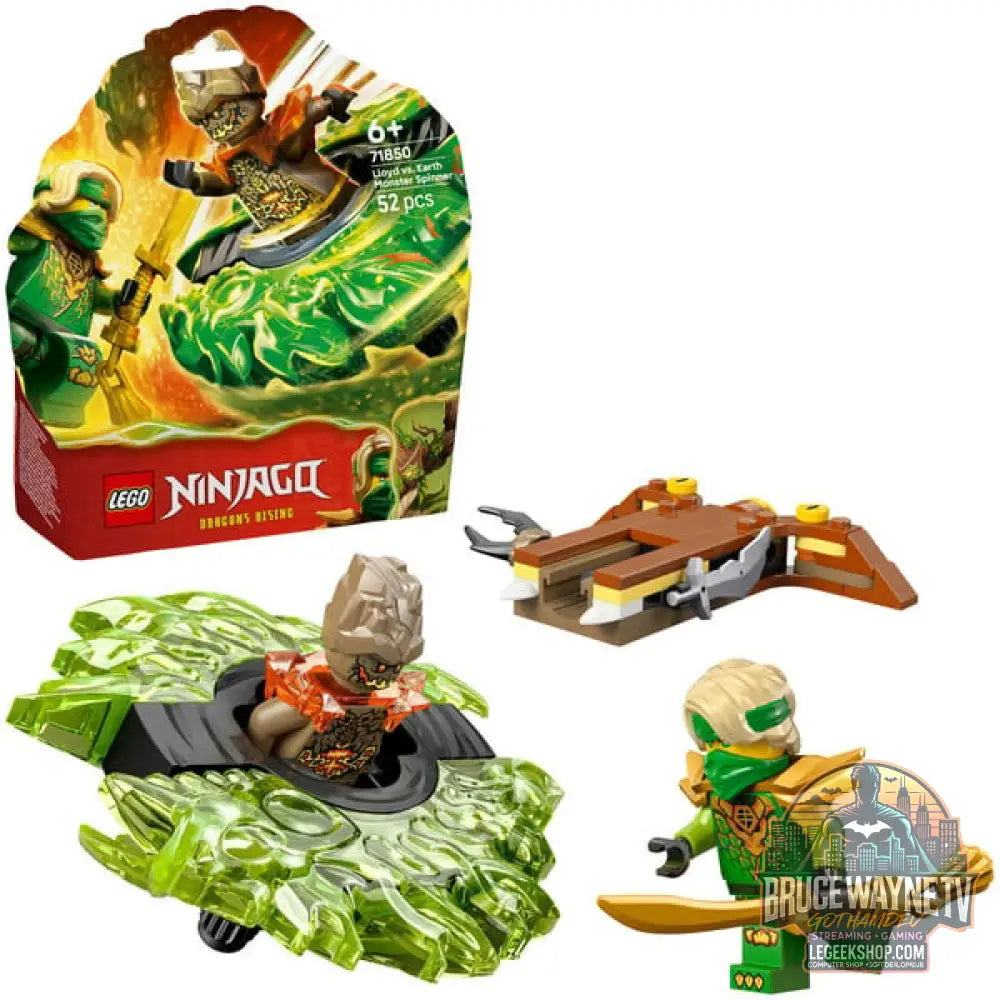 LEGO 71850 Ninjago Lloyd vs. Elementarmonster-Spinner, jeu de construction - LEGO