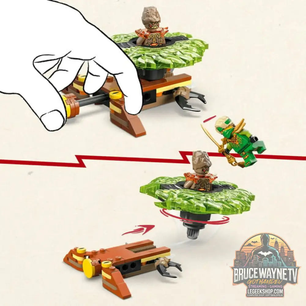 LEGO 71850 Ninjago Lloyd vs. Elementarmonster-Spinner, jeu de construction - LEGO - vue 4