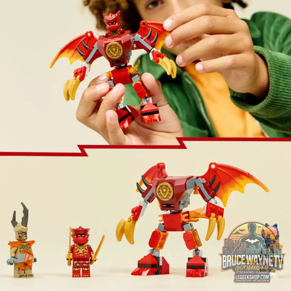 LEGO 71851 Ninjago Kais Drachen-Mech Battle Set, jeu de construction - LEGO - vue 6