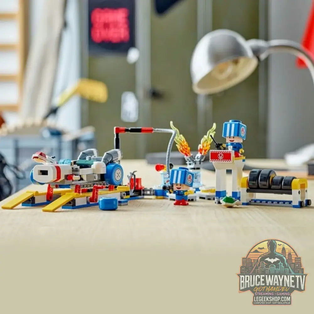 LEGO 72035 Super Mario - Mario Kart: Toads Werkstatt, jeu de construction - LEGO - vue 6