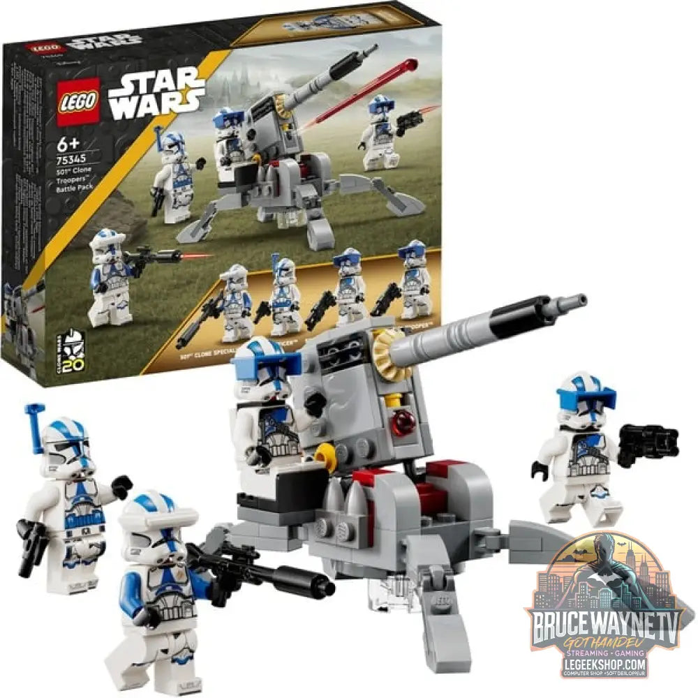 LEGO 75345 Star Wars 501st Clone Troopers Battle Pack, jeu de construction - LEGO
