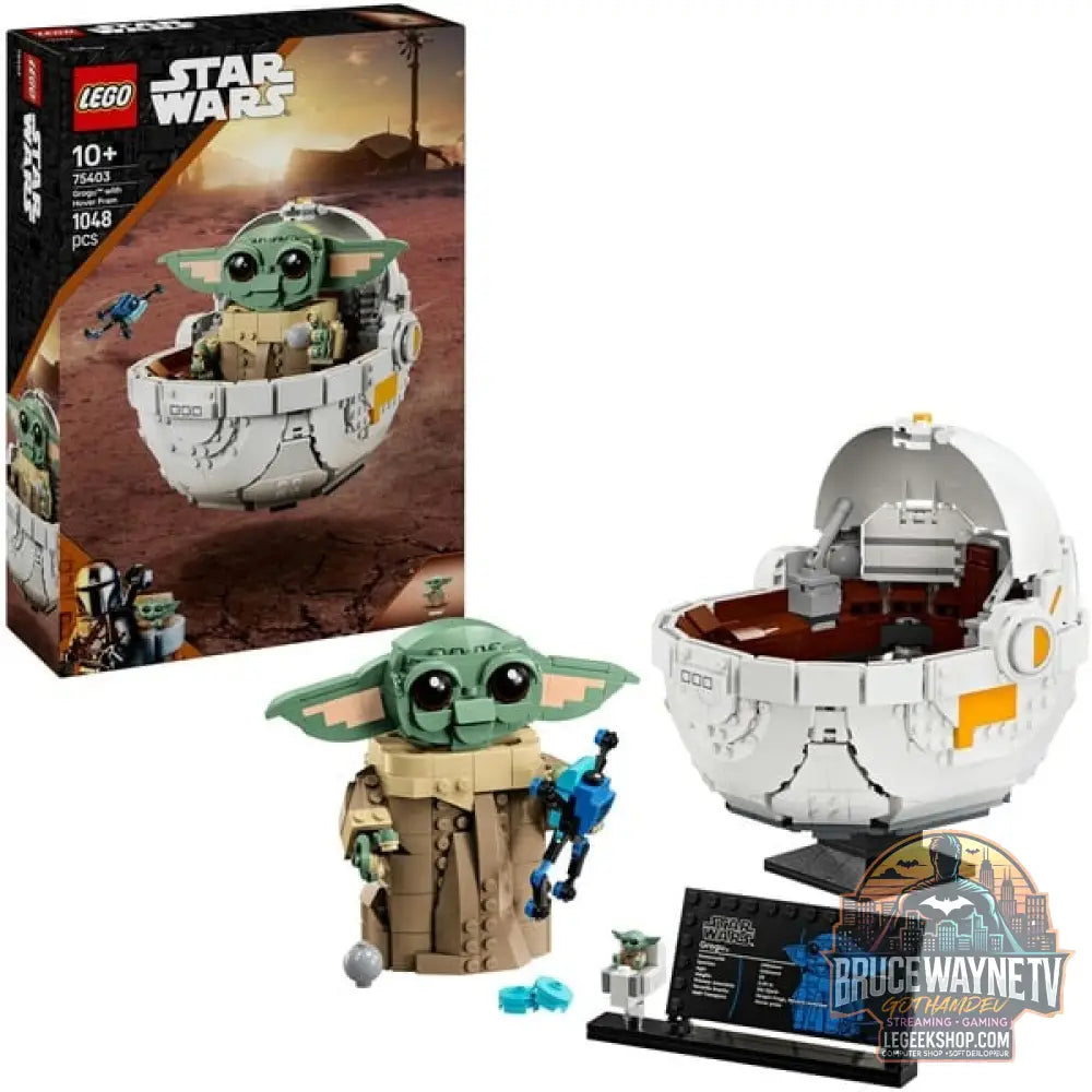 LEGO 75403 Star Wars Grogu in seiner Repulsorwiege, jeu de construction - LEGO