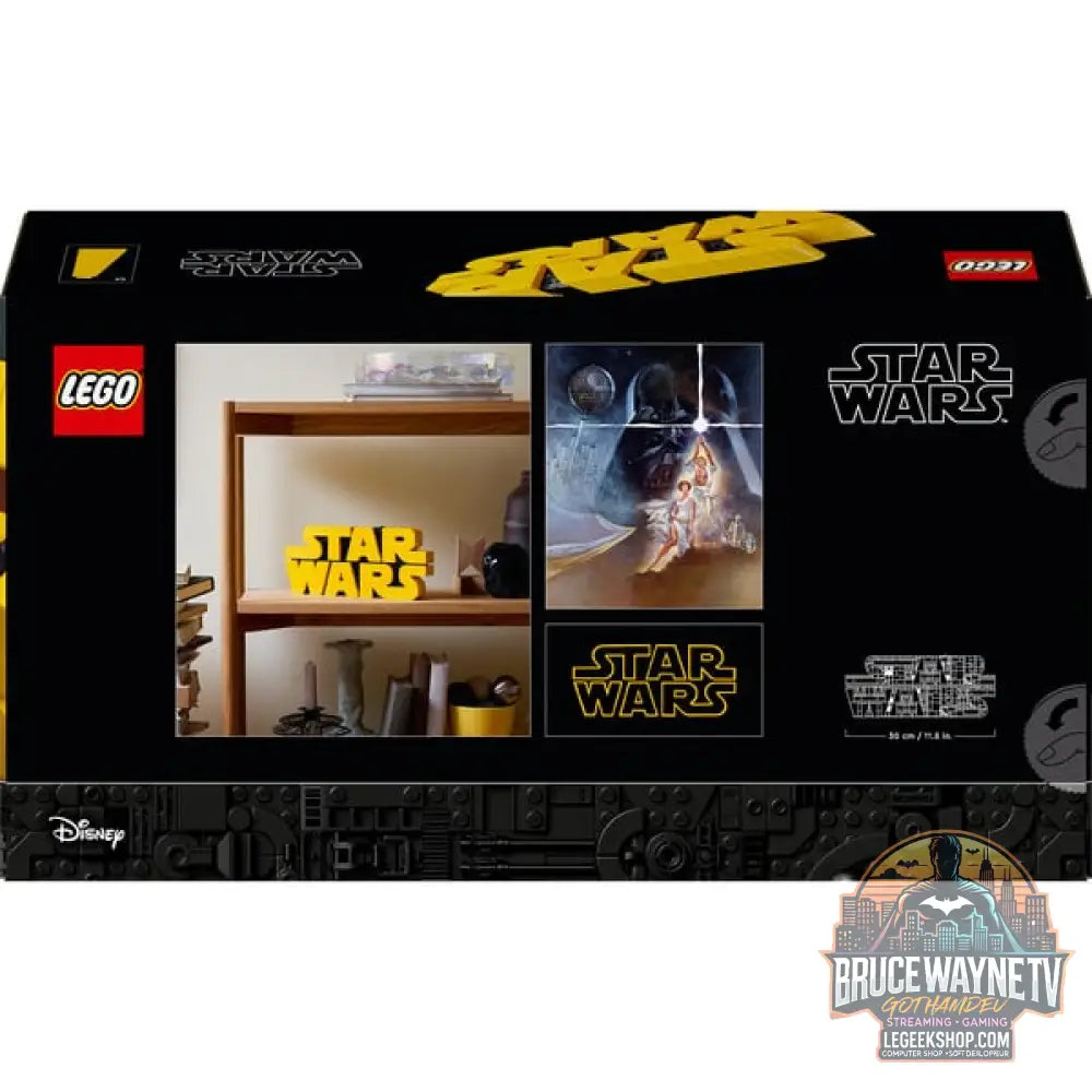 LEGO 75407 Star Wars Logo aus LEGO Steinen, jeu de construction - LEGO - vue 7