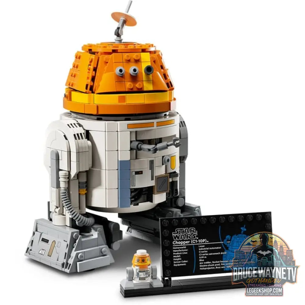 LEGO 75416 Star Wars Astromech-Droide Chopper (C1-10P), jeu de construction - LEGO - vue 6