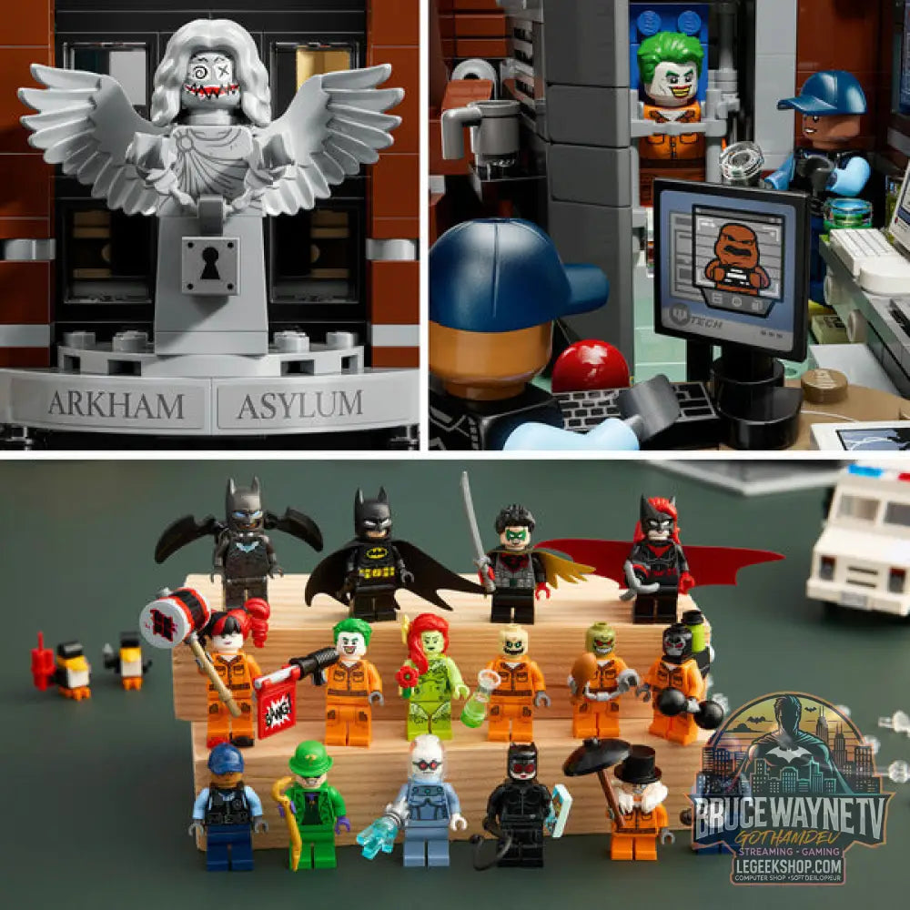 LEGO 76300 DC Super Heroes Batman Arkham Asylum, jeu de construction - LEGO - vue 6